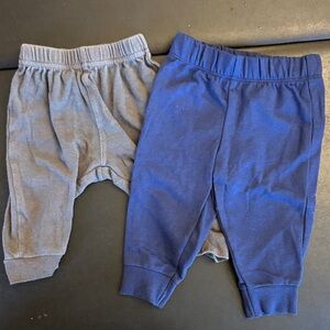 Kids Jogger Pants Set - Blue, Gray, and Tan